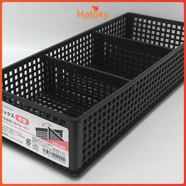 Khay nhựa 3 ngăn SANADA - Giải pháp tối ưu cho không gian gọn gàng