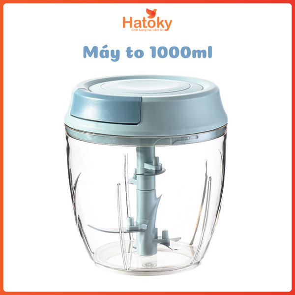 Dụng cụ xay nghiền rau củ kéo tay size S, M, L