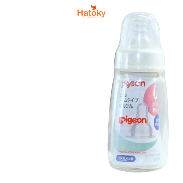 Bình sữa Pigeon PPSU cổ rộng 120ml - Dành cho trẻ sơ sinh
