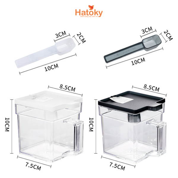 Hộp Gia Vị Dáng Vuông Inomata 400ml