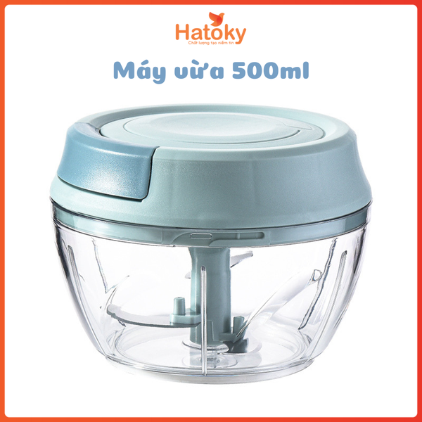 Dụng cụ xay nghiền rau củ kéo tay size S, M, L