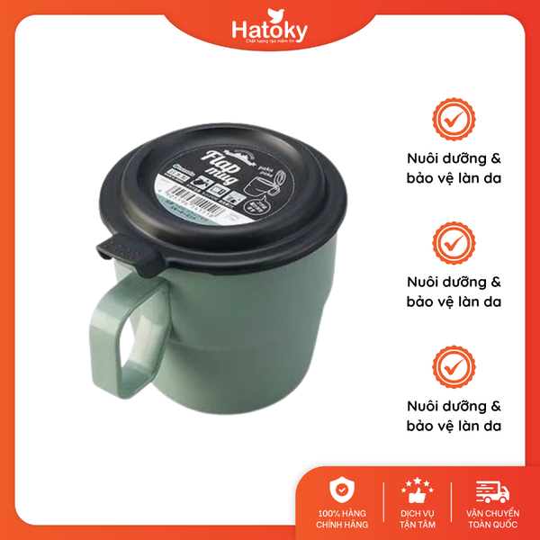 Cốc Uống Nước Có Nắp Inomata 360ml