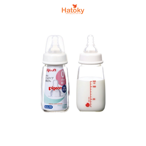 Bình sữa Pigeon PPSU cổ rộng 120ml - Dành cho trẻ sơ sinh