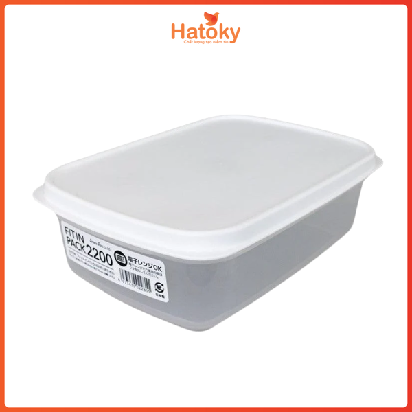 Hộp nhựa đựng thực phẩm nắp dẻo SANADA 2200ml