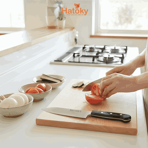 Dao nhà bếp cao cấp siêu sắc SANTOKU165