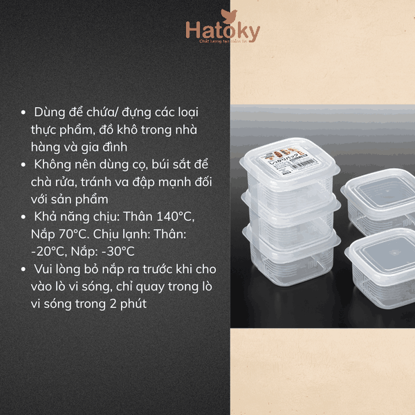 Set 03 Hộp Chia Thức Ăn Dặm Cho Bé NAKAYA 200mL