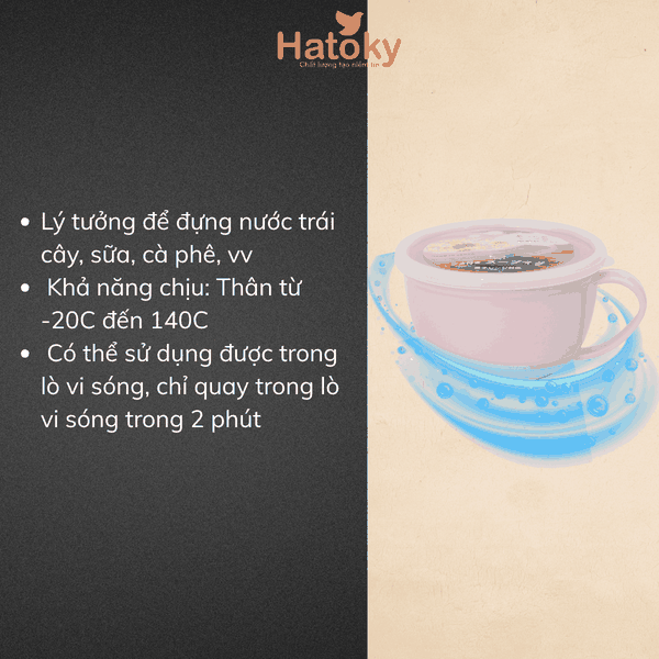 Ly Nhựa 360ml Có Nắp YAMADA