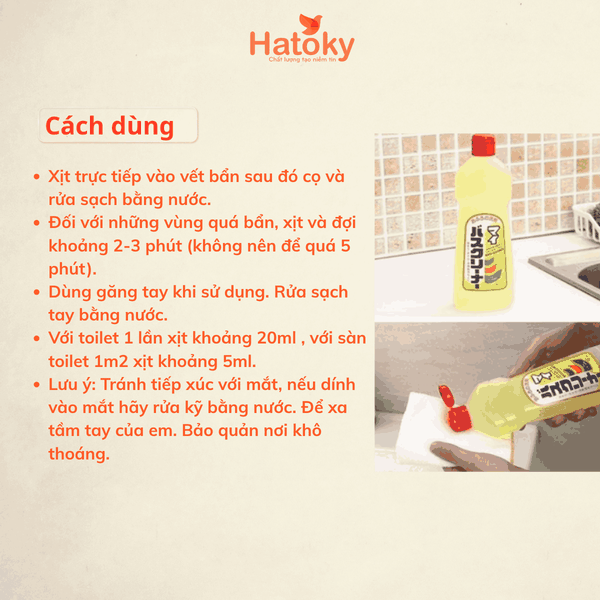Nước tẩy rửa nhà tắm ROCKET Super Bass hương chanh 500ml