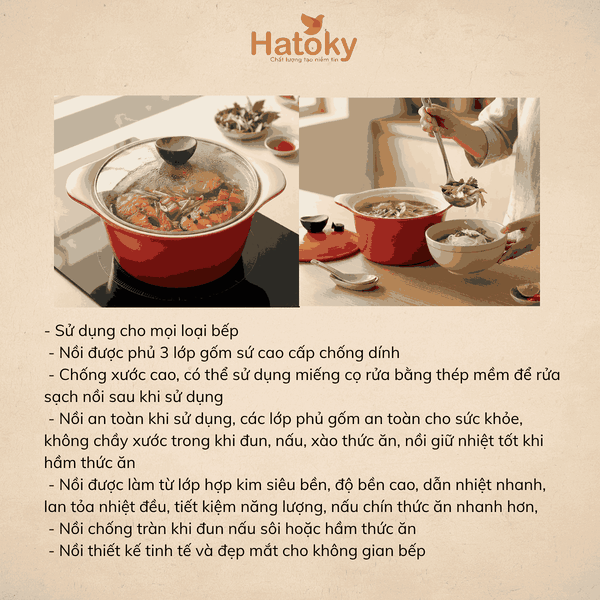 Nồi nấp cao cấp Connie nắp nhôm