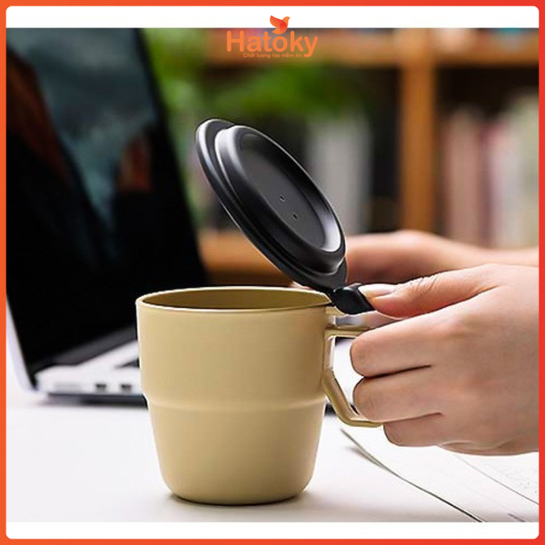 Cốc Uống Nước Có Nắp Inomata 360ml