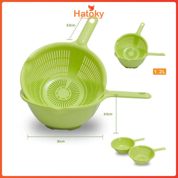 Bộ chậu và rổ đựng vật dụng SANADA