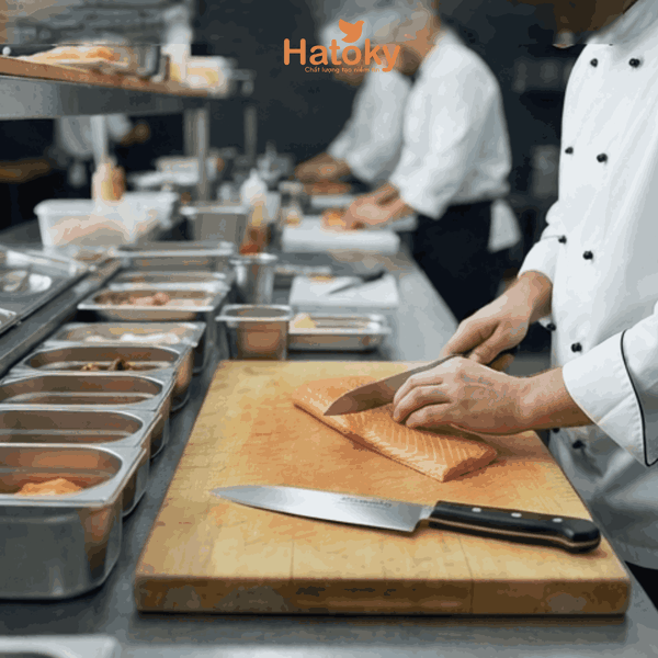 Dao nhà bếp cao cấp siêu sắc SANTOKU165