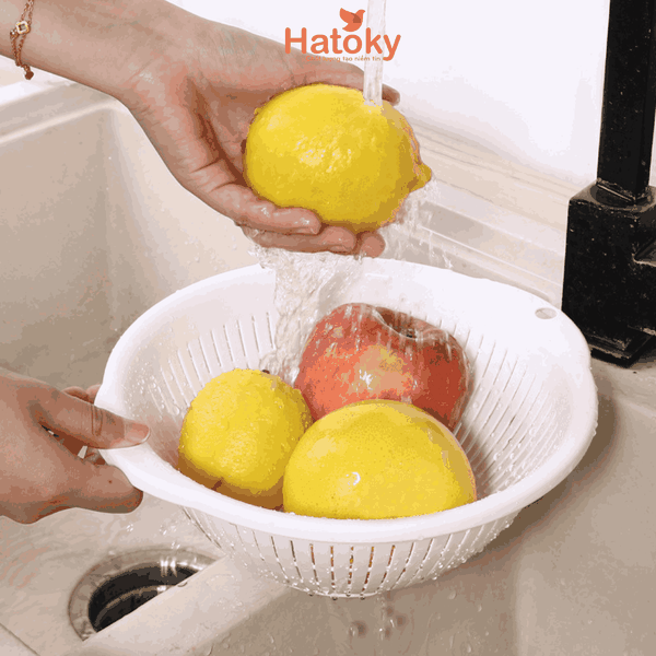 Rổ nhựa lưới Sanada Fresh 21cm