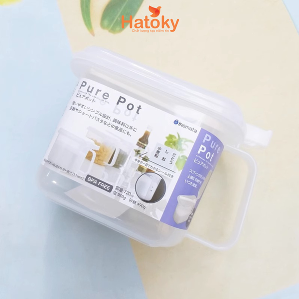 Hộp Đựng Gia Vị Kèm Muỗng INOMATA 720ml