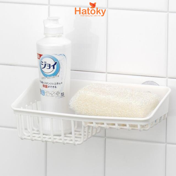 Giá đựng xà bông có núm hít chân không - 0089