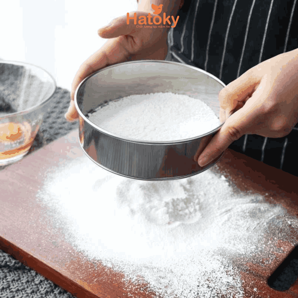 Rây Bột Inox ECHO - Công Cụ Làm Bánh Chuyên Nghiệp