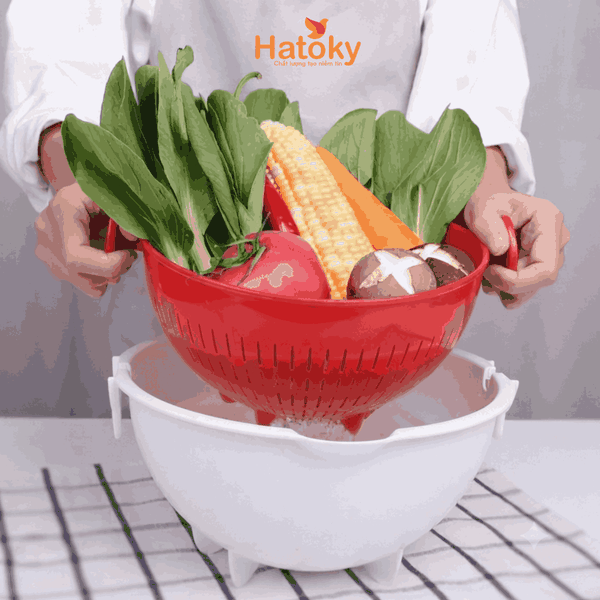 Bộ chậu và rổ đựng vật dụng K306