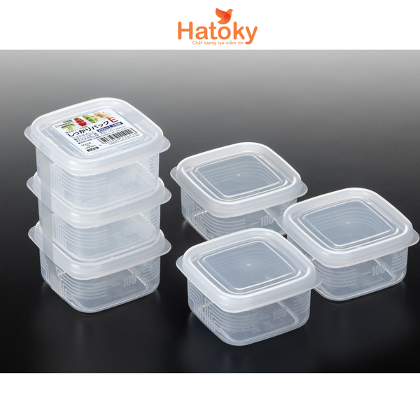 Set 03 Hộp Chia Thức Ăn Dặm Cho Bé NAKAYA 200mL