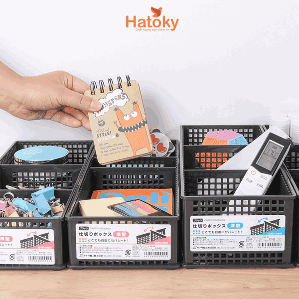 Khay nhựa 3 ngăn SANADA - Giải pháp tối ưu cho không gian gọn gàng