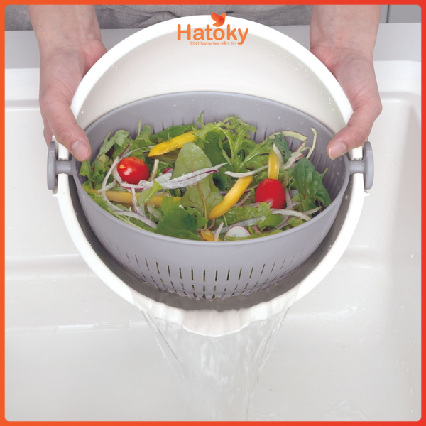 Bộ chậu và rổ đựng vật dụng K307