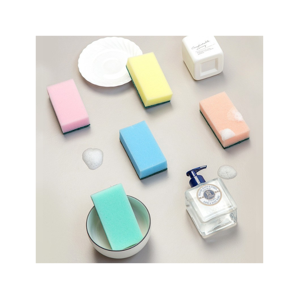 Set 10 Miếng Mút Rửa Ly, Cốc Happy Value