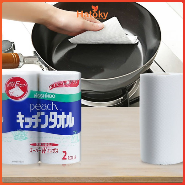 Set 2 cuộn khăn giấy vệ sinh bếp
