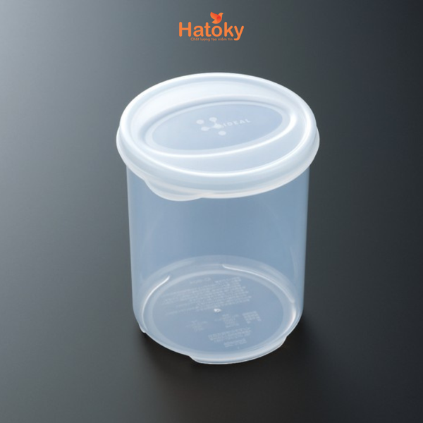 Hộp nhựa Inomata dáng cao tròn 570ml