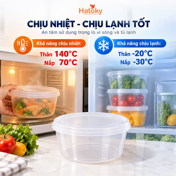 Hộp đựng thực phẩm chịu nhiệt lò vi sóng - K293-1