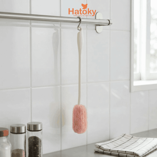 Cây cọ rửa bình đầu mút mềm Seiwapro