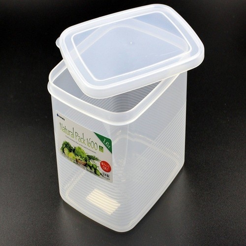 Hộp thực phẩm vuông INOMATA chịu nhiệt lò vi sóng dung tích 1600ml