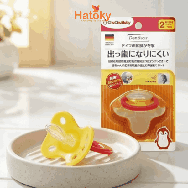 Núm Ti Cao Cấp Pigeon Silicone Chống Sặc