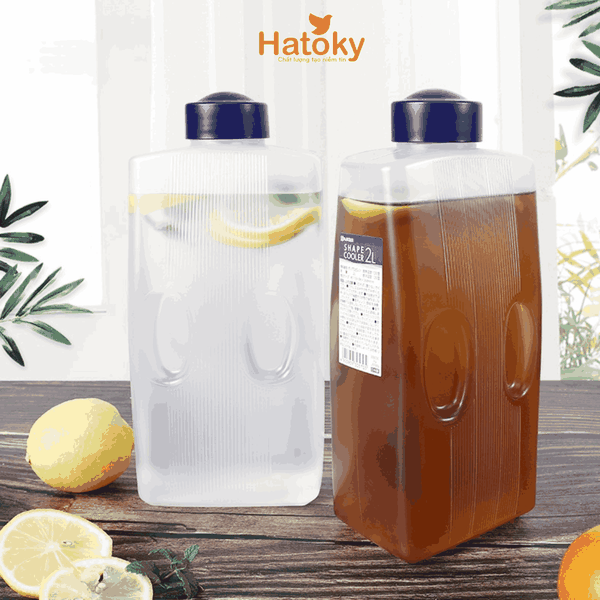 Bình đựng nước nhựa Nhật Bản Nakaya 2L