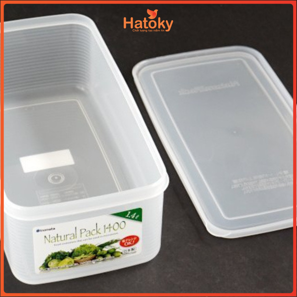 Hộp Đựng Thực Phẩm INOMATA Natural Pack 1.4L