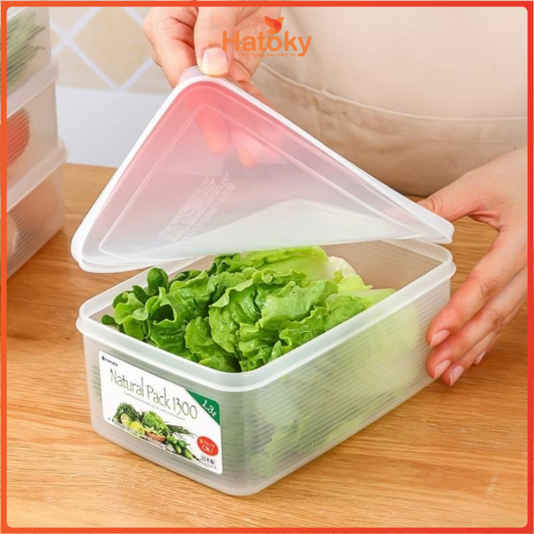 Hộp nhựa đựng thực phẩm Inomata Natural Pack 1300ml