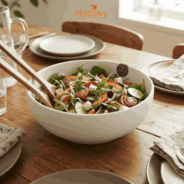 Bát nhựa Folio đựng salad INOMATA