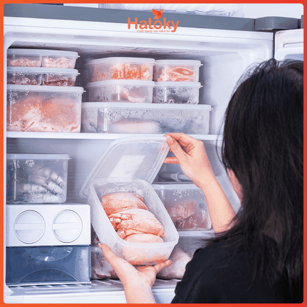 Hộp nhựa đựng thực phẩm Nakaya 1.3L