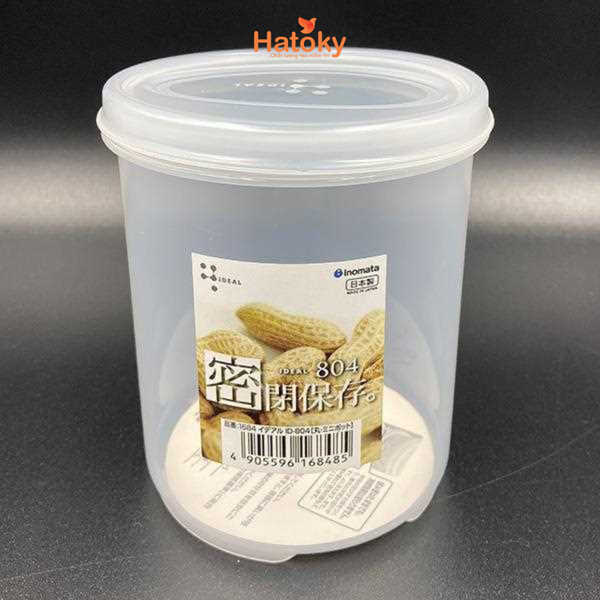 Hộp nhựa Inomata dáng cao tròn 570ml