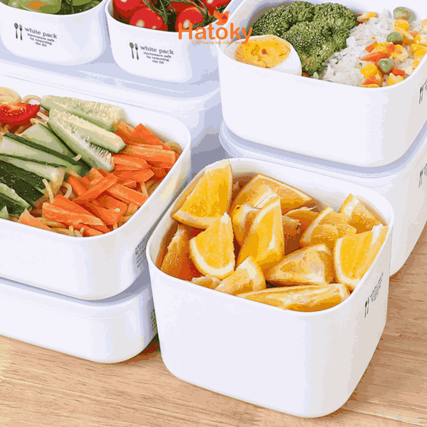 Hộp Đựng Thực Phẩm Chịu Nhiệt Lò Vi Sóng 1L (K514)