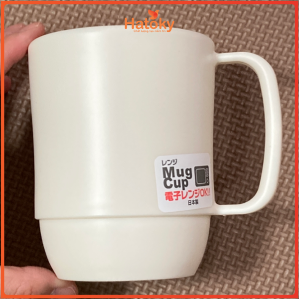 Cốc Nhựa Inomata Mug Cup Màu Đỏ 350ml