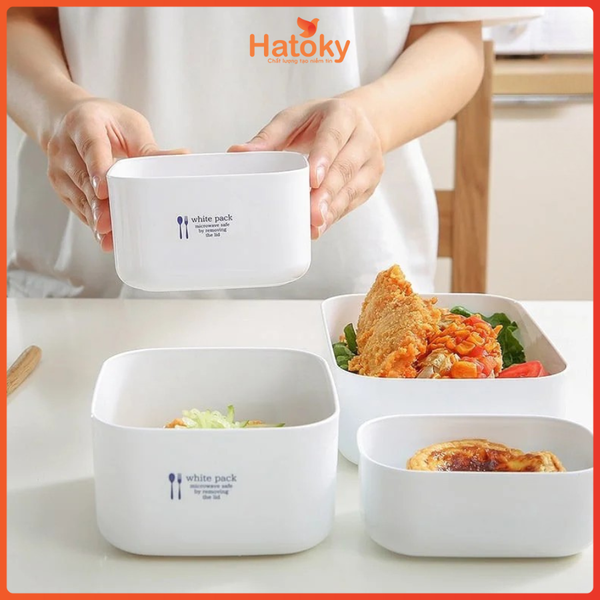 Hộp Đựng Thực Phẩm Chịu Nhiệt Lò Vi Sóng 1L (K514)