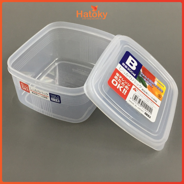 Hộp đựng thực phẩm vuông Nakaya Pack B 900ml
