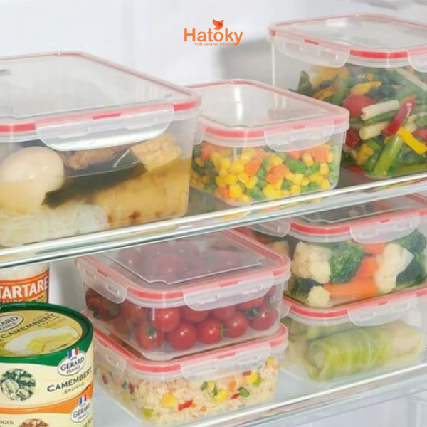 Hộp đựng thực phẩm chịu nhiệt lò vi sóng 700ml-1850