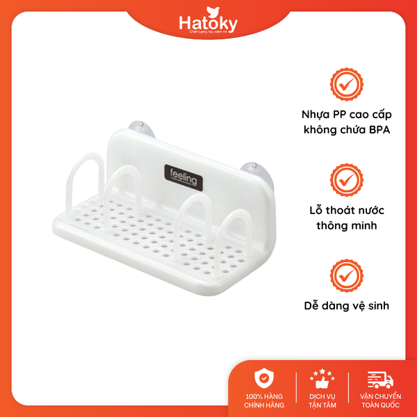 Giá Đựng Miếng Bọt Rửa Bát Feeling Inomata