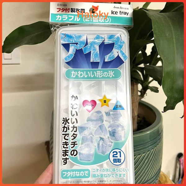 Khay đá có nắp Sanada Seiko 21 viên - D5169