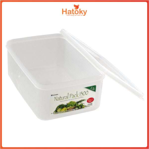 Hộp nhựa đựng thực phẩm Inomata Natural Pack 1300ml
