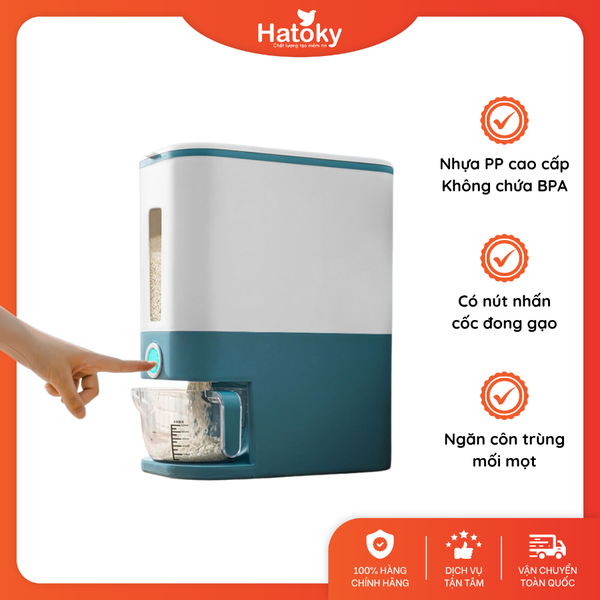 Thùng đựng gạo thông minh 12Kg