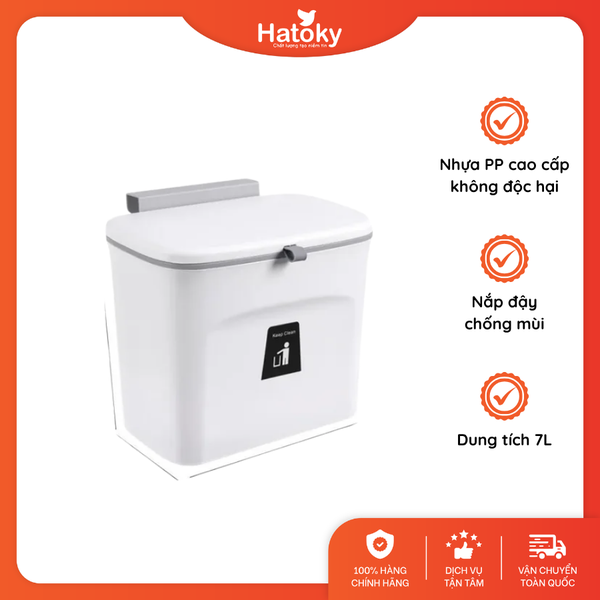 Thùng rác treo tường 7L