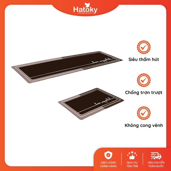 Thảm nhà bếp siêu thấm chống trơn trượt CS-1224 75x45cm