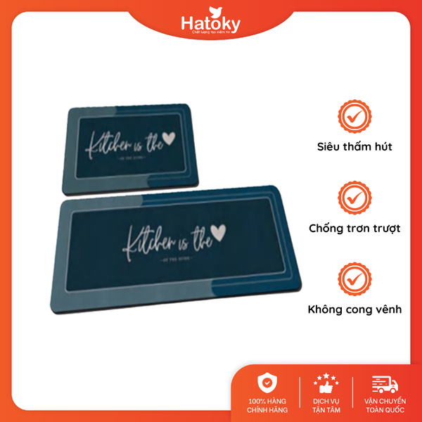 Thảm nhà bếp siêu thấm chống trơn trượt CS-1299 120x45cm