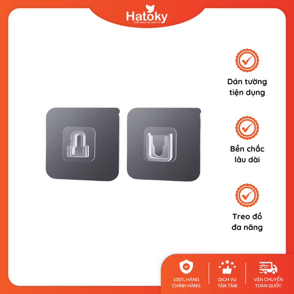 Bộ miếng dán tường treo đồ đa năng (1 cặp)